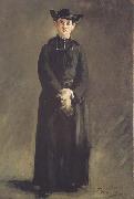 Edouard Manet Portrait de l'abbe Hurel (mk40) Sweden oil painting artist